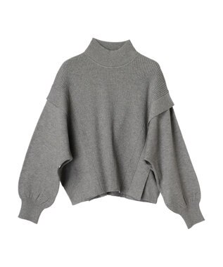 Green Parks ・ＥＬＥＮＣＡＲＥ　ＤＵＥ　ハイネックドルマンニット Gray Mixture