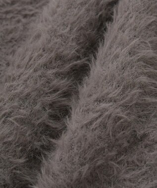 Green Parks シャギーニットスカート Charcoal Gray