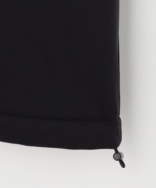 23区GOLF 【MEN】防風ストレッチ エアリージャージオーバーシャツ ブラック系