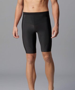 CW-X 【MEN】 CW-X メンズ スポーツタイツ ハーフ(ひざ上丈) 下半身サポート(股関節・腰・おしり・ふともも) マラソン 球技 HZO695 /ワコール ブラック