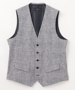 JOSEPH HOMME クールドッツストレッチ　ジレ ライトグレー系