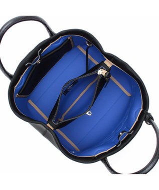 A.D.M.J. 【魔法の様に軽い】マジックライト/コード刺しゅうキューブトート25cm NE/AZU