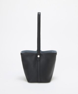 TOPKAPI 【Breath TOPKAPI】DUAL デュアル シュリンクレザー バイカラー 2way ワンハンドル ショルダーバッグ チャーム付き ブラック