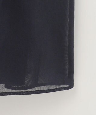 自由区 S 【洗える】シアー ドレス ネイビー