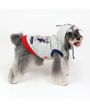 PET PARADISE リサとガスパール パーカー 《親友 ボーダー柄》【小型犬】 マルチカラー