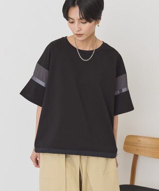 AMERICAN HOLIC 異素材ラインプルオーバー