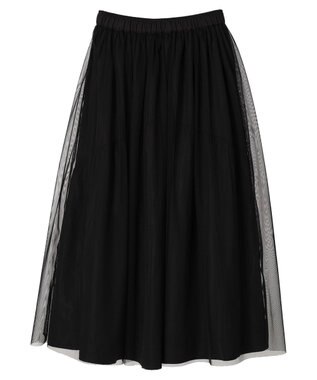 CRAFT STANDARD BOUTIQUE リバーシブルチュールスカート Black