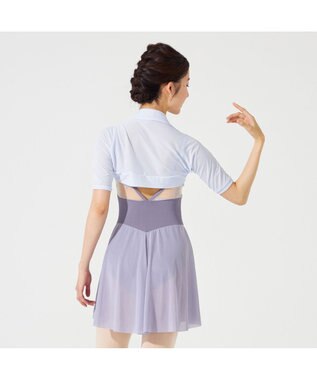 Chacott スカート付レオタード ヴァイオレット