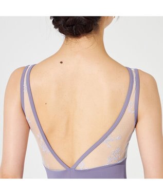 Chacott スカート付レオタード ヴァイオレット