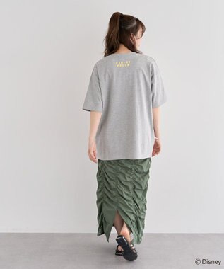 Green Parks シュガーラッシュ　／　クロスステッチ刺繡半袖ＴＥＥ Gray Mixture