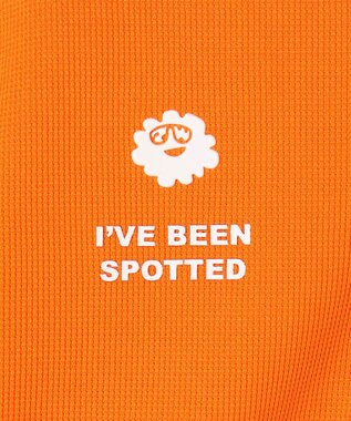 PW CIRCULUS 【MEN】ミニワッフル鹿の子ポロ ゴルフ オレンジ系