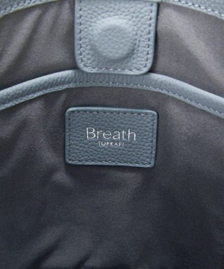 TOPKAPI 【Breath TOPKAPI】DUAL デュアル シュリンクレザー バイカラー 2way ワンハンドル ショルダーバッグ チャーム付き ブラック