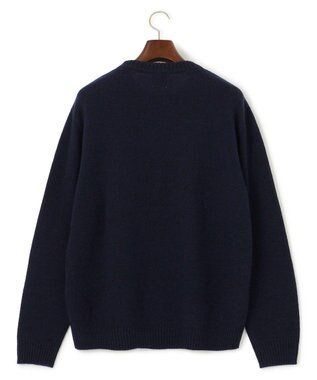 J.PRESS MEN 【KING SIZE】【Cash Lamb's Wool】ケーブルクルーネック ニット ネイビー系
