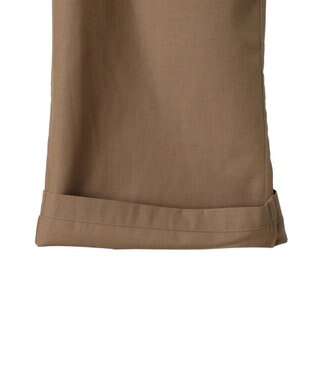 Green Parks 綿麻混サロペット Dark Beige