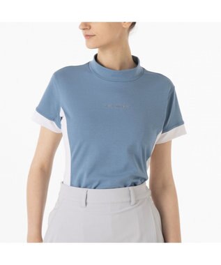 ZERO HALLIBURTON 【吸水速乾・UVケア】 ベーシックモックネックTシャツ ZHG-W5S6a 82980 ライトブルー