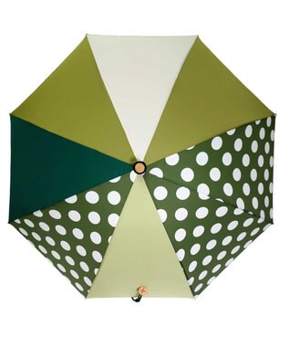 +RING レディース向け プラスリング 晴雨兼用（長ショート） GRN/WHT T1292  sunshield 緑