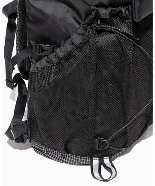 JOSEPH ABBOUD MOUNTAIN 【軽量/ECO撥水/サスティナブル素材/サコッシュが取り外せる】リサイクルリップストップ バックパック 33L ブラック系