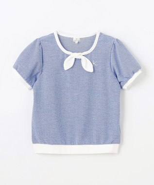 組曲 KIDS 【150-160㎝】マリンカノコ Tシャツ ブルー