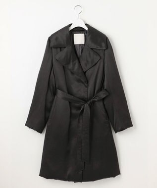 自由区 L 【17号サイズまで展開】ブライトダウン コート ブラック