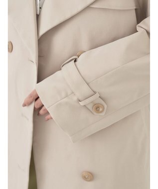 earth music&ecology ベーシックトレンチコート Light Beige