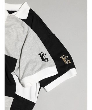 Green Parks ＥＧＯＩＳＴ　ロゴ刺しゅうラガーシャツ Gray