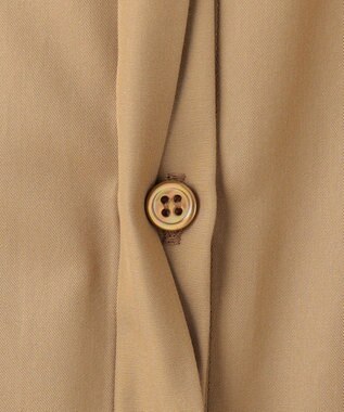 23区 【23区 lab.】ハイカウントコットン シャツ ワンピース キャメル系