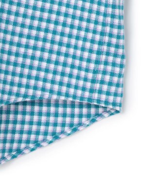 UNFILO MENS 【男女兼用】クリーンチェック ネルシャツ ブルーチェック