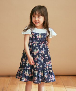 フラワーレースドッキングワンピ / any FAM KIDS | ファッション通販 
