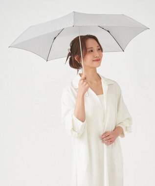 MOONBAT 【Pitaa】 pen プレーン 無地  折りたたみ傘 雨傘 超軽量 50cm グレー