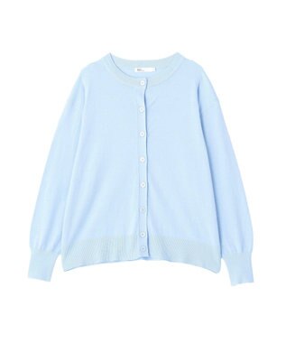 CRAFT STANDARD BOUTIQUE 選べる丈/クルーネックカーディガン Blue