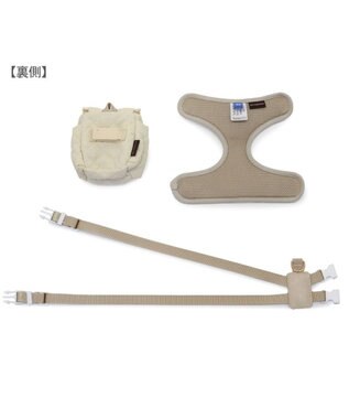 PET PARADISE ペットパラダイス キルトリュック付き ハーネス ＳＳ 小型犬 ベージュ