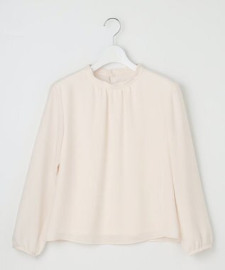 J.PRESS LADIES S プルエラ フリルネック カットソー アイボリー系