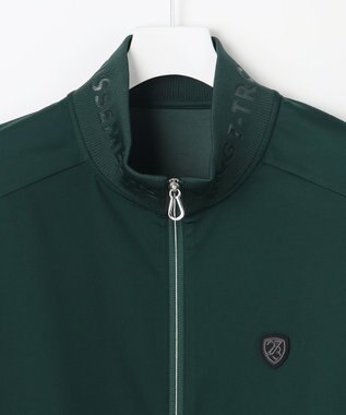 23区GOLF 【MEN】エアリージャージ半袖プルオーバー ダークグリーン系