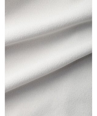 Green Parks カットジョーゼットドットボタンカーディガン Light Gray