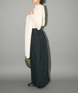 Green Parks フードマフラー＋ケープニット Off White