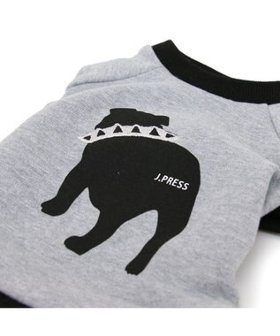 PET PARADISE J.PRESS バックブルロンパース 小型犬 グレー