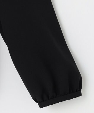 J.PRESS LADIES S プルエラ フリルネック カットソー ネイビー系