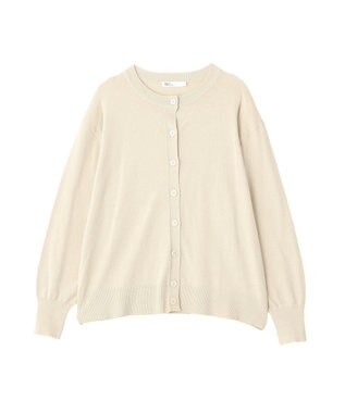 CRAFT STANDARD BOUTIQUE 選べる丈/クルーネックカーディガン Gray Beige