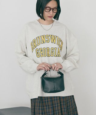 AMERICAN HOLIC 【WEB限定】BRUNSWICK GEORGIA BIGスウェット Oatmeal