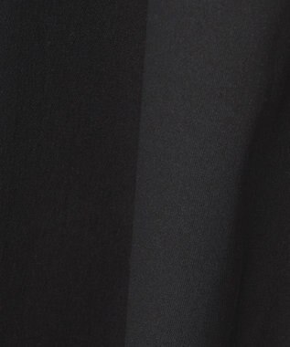 PW CIRCULUS 【MEN】【洗える/ストレッチ】ヘムスピンドル ワイド パンツ ブラック系