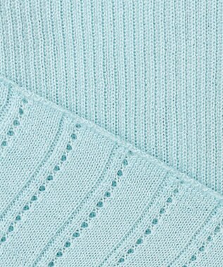 TOCCA EYELET AJISAI CARDIGAN カーディガン ライトブルー系