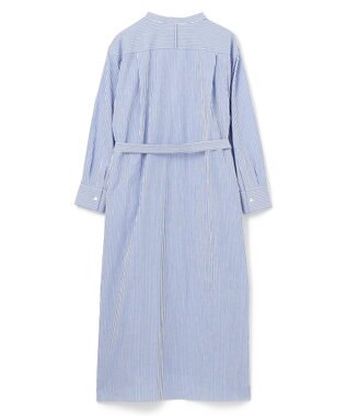 BEIGE， 【WEB限定】GILLES / シャツワンピース Blue Stripe