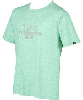 CW-X 【UNISEX】 CW-X トップス 3分袖 カジュアルＴシャツ 少しゆったりとした着用感 吸汗速乾 半袖 ユニセックス DLR105 /ワコール ライトグレー
