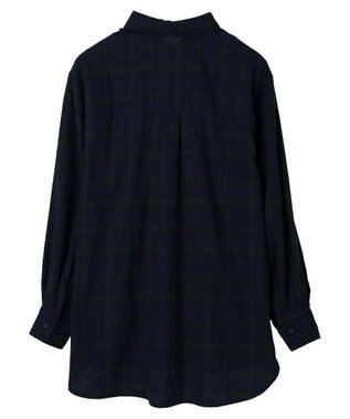 Green Parks ネルチェックシャツ Black Watch Green