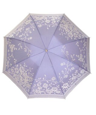 槇田商店 Kirie バラ ロイヤルパープル 折りたたみ傘 藤色