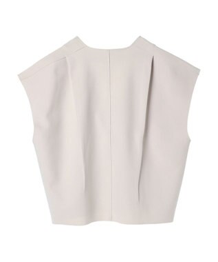 AMERICAN HOLIC クレープジョーゼットＶネックベスト Light Gray