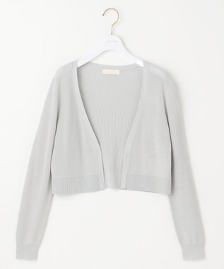 ANY SIS 【接触冷感・UVケア】ショートレングス畔 カーディガン ミント