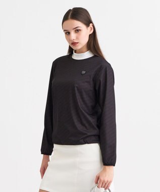 【WOMEN】エアリージャージストレッチプルオーバー フェイクレイヤード