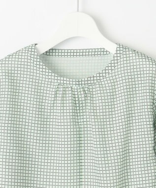 J.PRESS LADIES チェックプリント カットソー ミントベース系