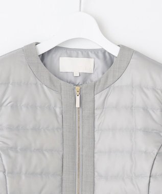 自由区 S 【洗える】ライトダウン ジャケット グレイッシュミント